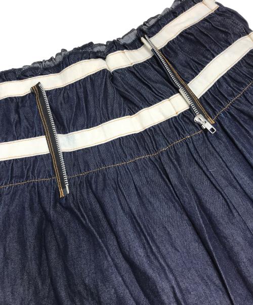 tricot COMME des GARCONS（トリココムデギャルソン）tricot COMME des GARCONS (トリココムデギャルソン) デニムスカート インディゴ サイズ:Mの古着・服飾アイテム