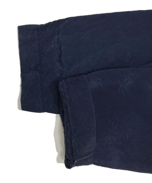 tricot COMME des GARCONS（トリココムデギャルソン）tricot COMME des GARCONS (トリココムデギャルソン) 異素材切替花柄ロングスリーブカットソー グレー×ネイビー サイズ:表記なしの古着・服飾アイテム