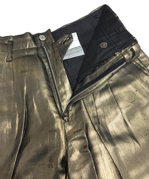COMME des GARCONS NOIR（コムデギャルソン ノワール）COMME des GARCONS NOIR (コムデギャルソン ノワール) ハーフパンツ ゴールド サイズ:Sの古着・服飾アイテム