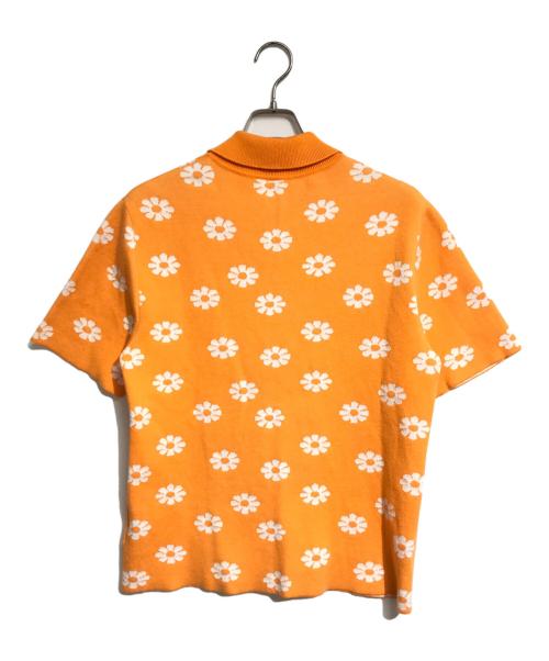 jacquemus（ジャックムス）jacquemus (ジャックムス) 花柄ニットシャツ オレンジ サイズ:XSの古着・服飾アイテム