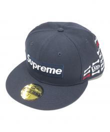 SUPREME×New Era（シュプリーム×ニューエラ）の古着「キャップ」｜ネイビー