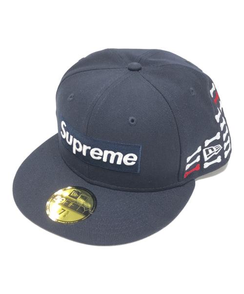 SUPREME（シュプリーム）SUPREME (シュプリーム) New Era (ニューエラ) キャップ ネイビー サイズ:7 5/8　60.6cmの古着・服飾アイテム