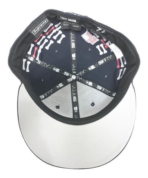 SUPREME（シュプリーム）SUPREME (シュプリーム) New Era (ニューエラ) キャップ ネイビー サイズ:7 5/8　60.6cmの古着・服飾アイテム