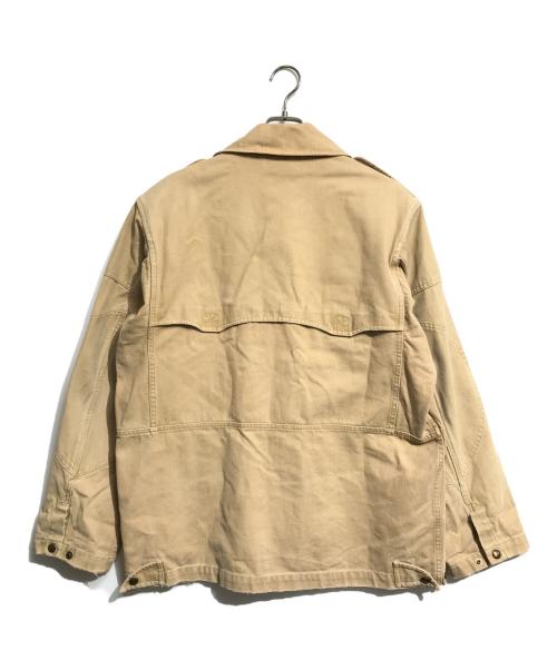 POLO RALPH LAUREN（ポロ・ラルフローレン）POLO RALPH LAUREN (ポロ・ラルフローレン) ダック地マルチポケットパラトルーパージャケット ベージュ サイズ:Lの古着・服飾アイテム