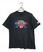 stussyステューシー）の古着「プリントTシャツ」｜ブラック