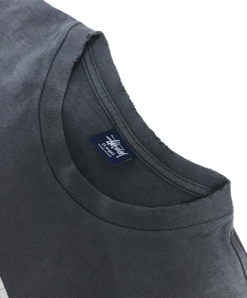stussy（ステューシー）stussy (ステューシー) プリントTシャツ ブラック サイズ:Largeの古着・服飾アイテム