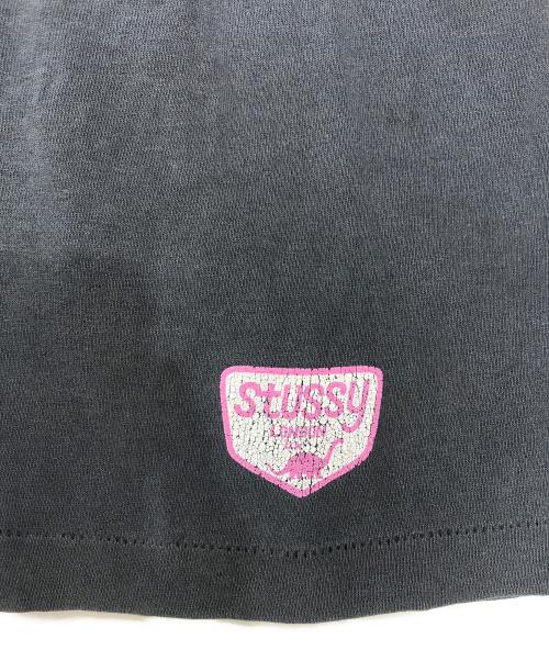 stussy（ステューシー）stussy (ステューシー) プリントTシャツ ブラック サイズ:Largeの古着・服飾アイテム
