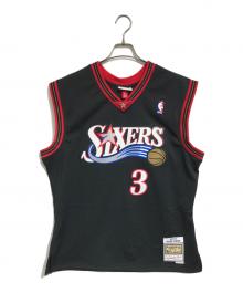 MITCHELL & NESS（ミッチェルアンドネス）の古着「ゲームシャツ」｜ブラック
