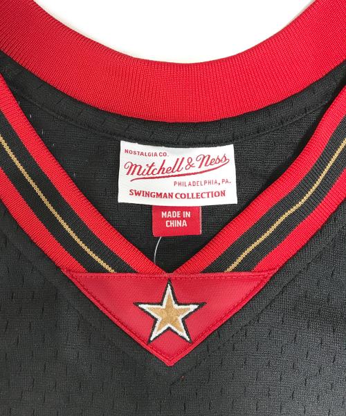 MITCHELL & NESS（ミッチェルアンドネス）MITCHELL & NESS (ミッチェルアンドネス) ゲームシャツ ブラック サイズ:Lの古着・服飾アイテム