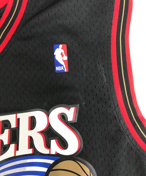 MITCHELL & NESS（ミッチェルアンドネス）MITCHELL & NESS (ミッチェルアンドネス) ゲームシャツ ブラック サイズ:Lの古着・服飾アイテム