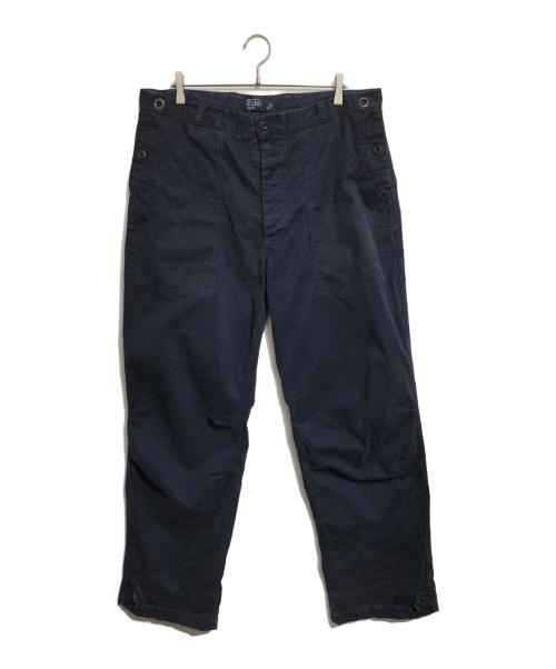 POLO RALPH LAUREN（ポロ・ラルフローレン）POLO RALPH LAUREN (ポロ・ラルフローレン) ヘリンボーンベイカーパンツ ネイビー サイズ:38/32の古着・服飾アイテム