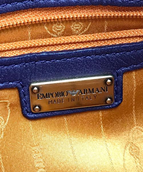 EMPORIO ARMANI（エンポリオ アルマーニ）EMPORIO ARMANI (エンポリオ アルマーニ) レザーフリルバッグ パープル サイズ:不明の古着・服飾アイテム
