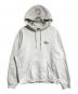 stussy（ステューシー）の古着「ロゴスウェットパーカー」｜グレー