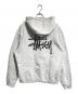 stussy (ステューシー) ロゴスウェットパーカー グレー サイズ:XL：10000円