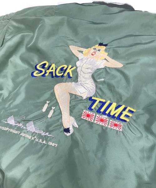 AVIREX（アヴィレックス）AVIREX (アヴィレックス) MA-1ジャケット カーキ サイズ:表記なしの古着・服飾アイテム