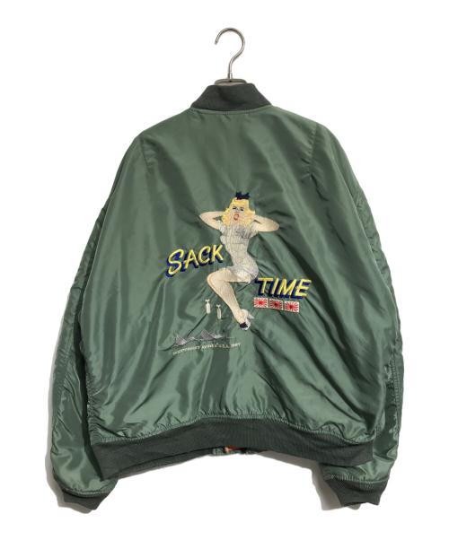 AVIREX（アヴィレックス）AVIREX (アヴィレックス) MA-1ジャケット カーキ サイズ:表記なしの古着・服飾アイテム