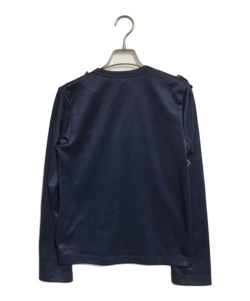 COMME des GARCONS（コムデギャルソン）COMME des GARCONS (コムデギャルソン) パッチワークL/Sカットソー ネイビー サイズ:Sの古着・服飾アイテム