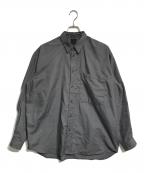 DAIWAダイワ）の古着「TECH REGULAR COLLAR SHIRT L/S GLEN CHECK」｜ブラック