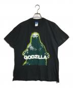 キャラクターTシャツキャラクターTシャツ）の古着「90s Godzilla(ゴジラ) キャラクターTシャツ」｜ブラック