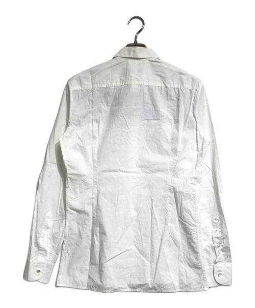 RAF SIMONS（ラフシモンズ）RAF SIMONS (ラフシモンズ) 切替シャツ ホワイト サイズ:46の古着・服飾アイテム