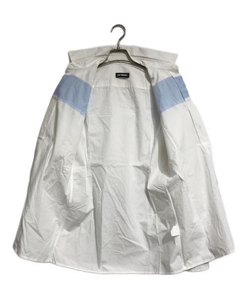 RAF SIMONS（ラフシモンズ）RAF SIMONS (ラフシモンズ) 切替シャツ ホワイト サイズ:46の古着・服飾アイテム