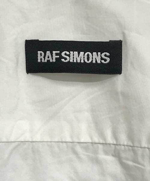RAF SIMONS（ラフシモンズ）RAF SIMONS (ラフシモンズ) 切替シャツ ホワイト サイズ:46の古着・服飾アイテム