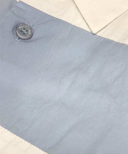RAF SIMONS（ラフシモンズ）RAF SIMONS (ラフシモンズ) 切替シャツ ホワイト サイズ:46の古着・服飾アイテム