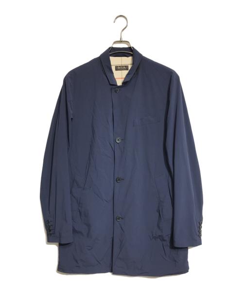 LORO PIANA（ロロピアーナ）LORO PIANA (ロロピアーナ) ステンカラーコート ネイビー サイズ:Mの古着・服飾アイテム