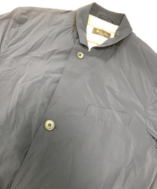 LORO PIANA（ロロピアーナ）LORO PIANA (ロロピアーナ) ステンカラーコート ネイビー サイズ:Mの古着・服飾アイテム