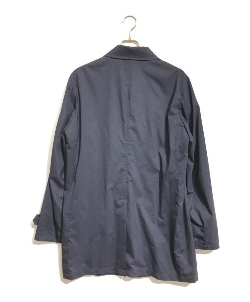 MOORER（ムーレー）MOORER (ムーレー) ウールシルクステンカラーコート ネイビー サイズ:50の古着・服飾アイテム