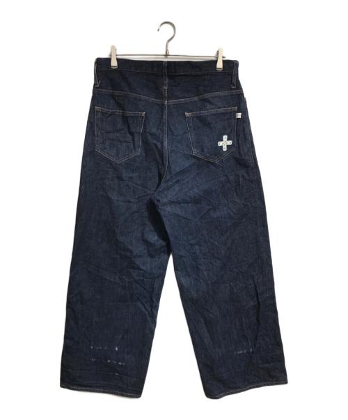 FACETASM（ファセッタズム）FACETASM (ファセッタズム) BELTED BIG HEART DENIM インディゴ サイズ:3の古着・服飾アイテム