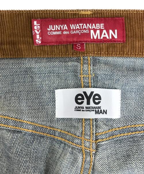 JUNYA WATANABE MAN（ジュンヤワタナベマン）JUNYA WATANABE MAN (ジュンヤワタナベマン) LEVI'S (リーバイス) パッチワークデニムパンツ インディゴ サイズ:Sの古着・服飾アイテム