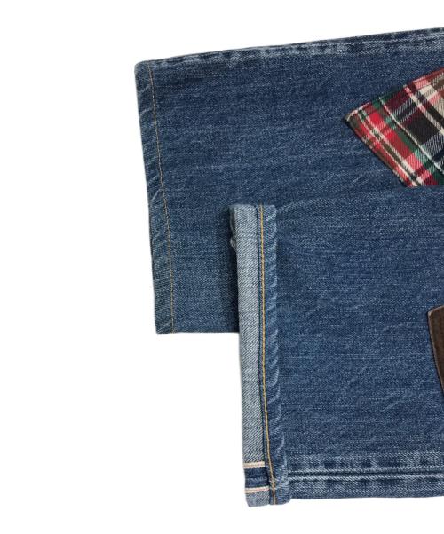 JUNYA WATANABE MAN（ジュンヤワタナベマン）JUNYA WATANABE MAN (ジュンヤワタナベマン) LEVI'S (リーバイス) パッチワークデニムパンツ インディゴ サイズ:Sの古着・服飾アイテム