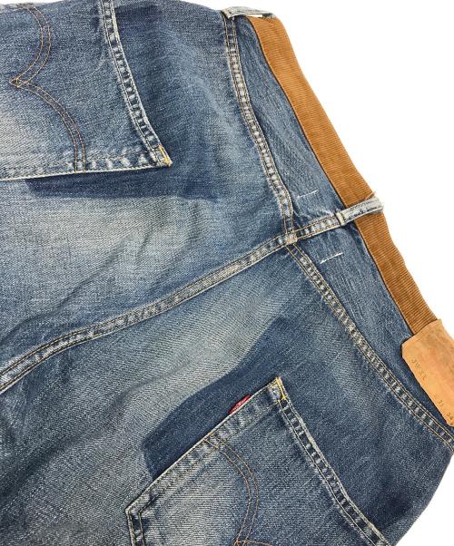 JUNYA WATANABE MAN（ジュンヤワタナベマン）JUNYA WATANABE MAN (ジュンヤワタナベマン) LEVI'S (リーバイス) パッチワークデニムパンツ インディゴ サイズ:Sの古着・服飾アイテム