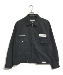 NEIGHBORHOOD（ネイバーフッド）の古着「ZIP WORK JACKET」｜ブラック