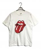 バンドTシャツバンドTシャツ）の古着「90s The Rolling Stones(ローリングストーンズ) バンドTシャツ」｜ホワイト