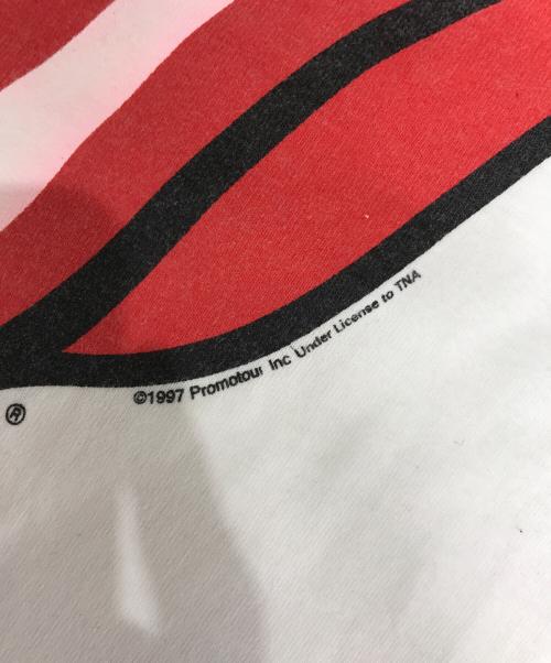 バンドTシャツ（バンドTシャツ）バンドTシャツ (バンドTシャツ) 90s The Rolling Stones(ローリングストーンズ) バンドTシャツ ホワイト サイズ:Lの古着・服飾アイテム