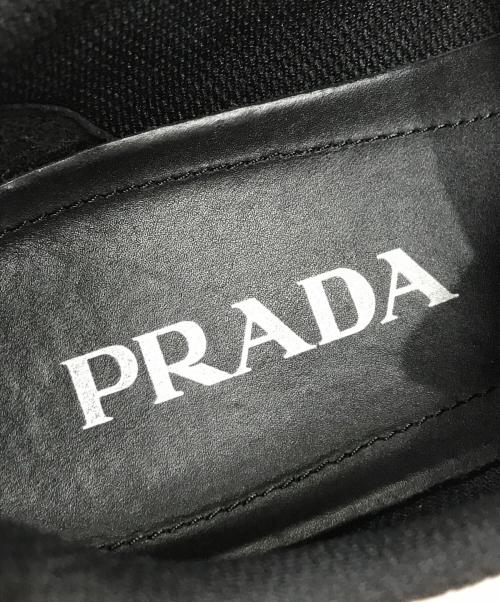 PRADA（プラダ）PRADA (プラダ) ローカットスニーカー ホワイト サイズ:6 1/2の古着・服飾アイテム