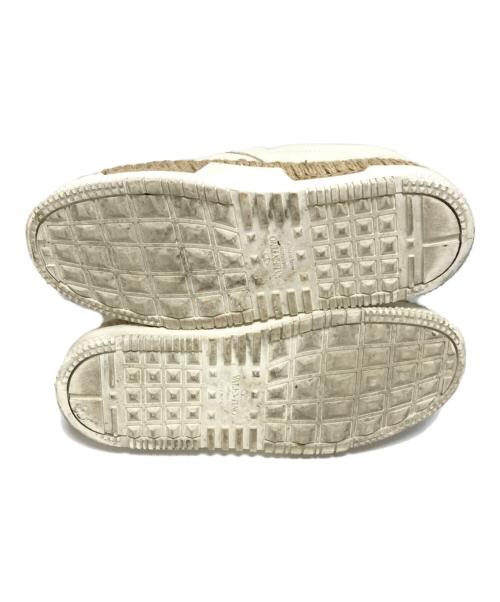 VALENTINO（ヴァレンティノ）VALENTINO (ヴァレンティノ) スリッポン ホワイト サイズ:41の古着・服飾アイテム