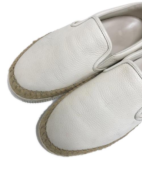 VALENTINO（ヴァレンティノ）VALENTINO (ヴァレンティノ) スリッポン ホワイト サイズ:41の古着・服飾アイテム