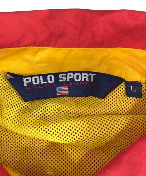 POLO SPORT（ポロスポーツ）POLO SPORT (ポロスポーツ) スイングトップ レッド×ネイビー サイズ:Lの古着・服飾アイテム