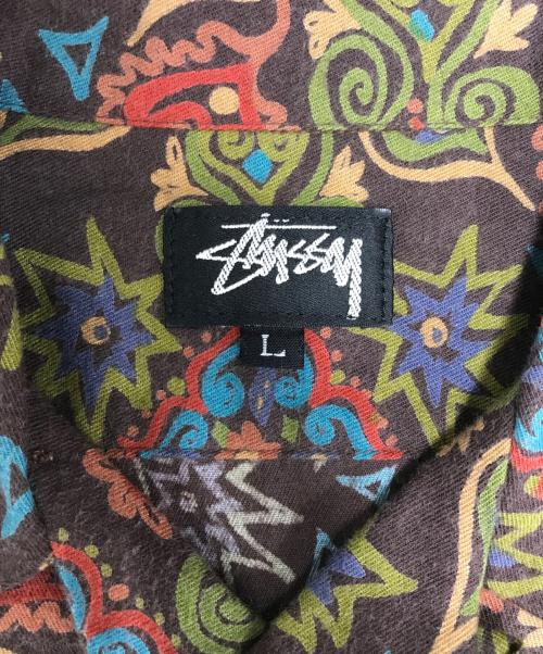 stussy（ステューシー）stussy (ステューシー) オープンカラー総柄シャツ マルチカラー サイズ:L 未使用品の古着・服飾アイテム