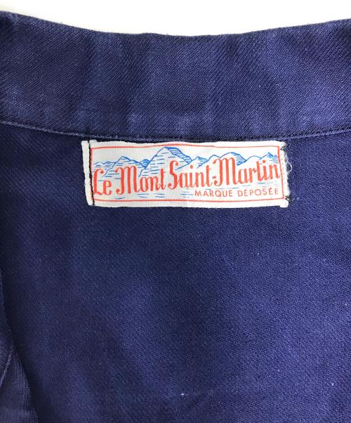 Le Mont Saint Martin（ル・モンサンマルタン）Le Mont Saint Martin (ル・モンサンマルタン) ユーロワークジャケット ネイビー サイズ:表記なしの古着・服飾アイテム