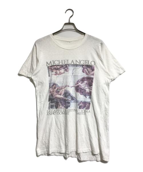 VINTAGE（ヴィンテージ）VINTAGE (ヴィンテージ) アートTシャツ ホワイト サイズ:不明の古着・服飾アイテム