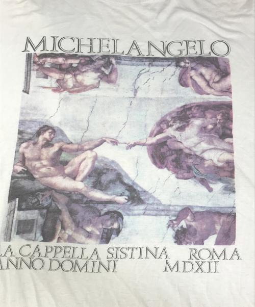 VINTAGE（ヴィンテージ）VINTAGE (ヴィンテージ) アートTシャツ ホワイト サイズ:不明の古着・服飾アイテム