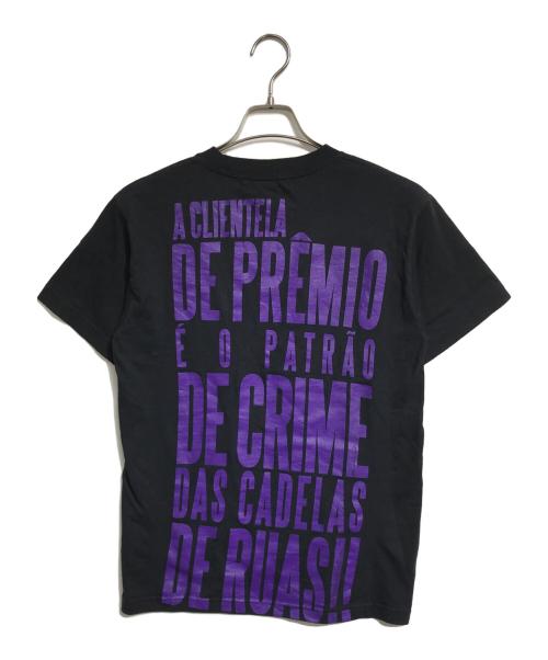 Premium Label（プレミアム レーベル）Premium Label (プレミアム レーベル) プリントTシャツ ブラック サイズ:Sの古着・服飾アイテム