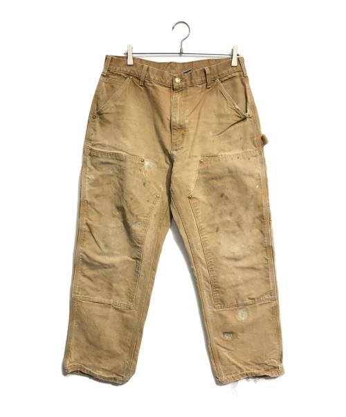 CarHartt（カーハート）CarHartt (カーハート) ダブルニーダックパンツ ブラウン サイズ:不明の古着・服飾アイテム
