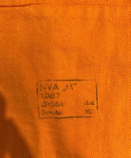 WRIGHT.（ライト）WRIGHT. (ライト) ダブルブレストコットンリネンシャツ オレンジ サイズ:44の古着・服飾アイテム