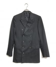 DIOR HOMME（ディオール オム）の古着「ダブルブレストスモーキングジャケット」｜ブラック