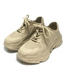 BALENCIAGA（バレンシアガ）の古着「Triple S Mold Sneaker EVAスニーカー」｜ベージュ